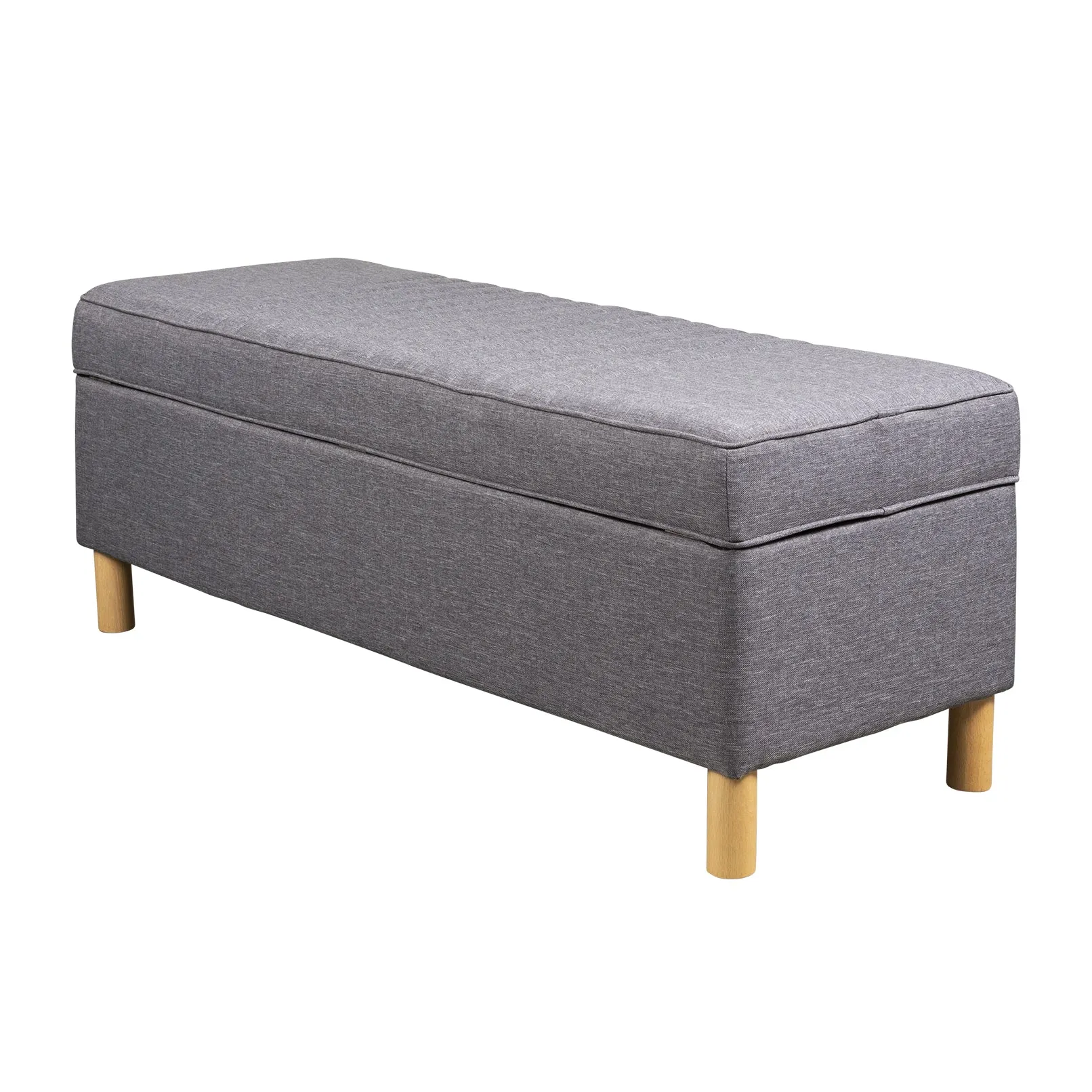 Storage Ottoman - Charcoal