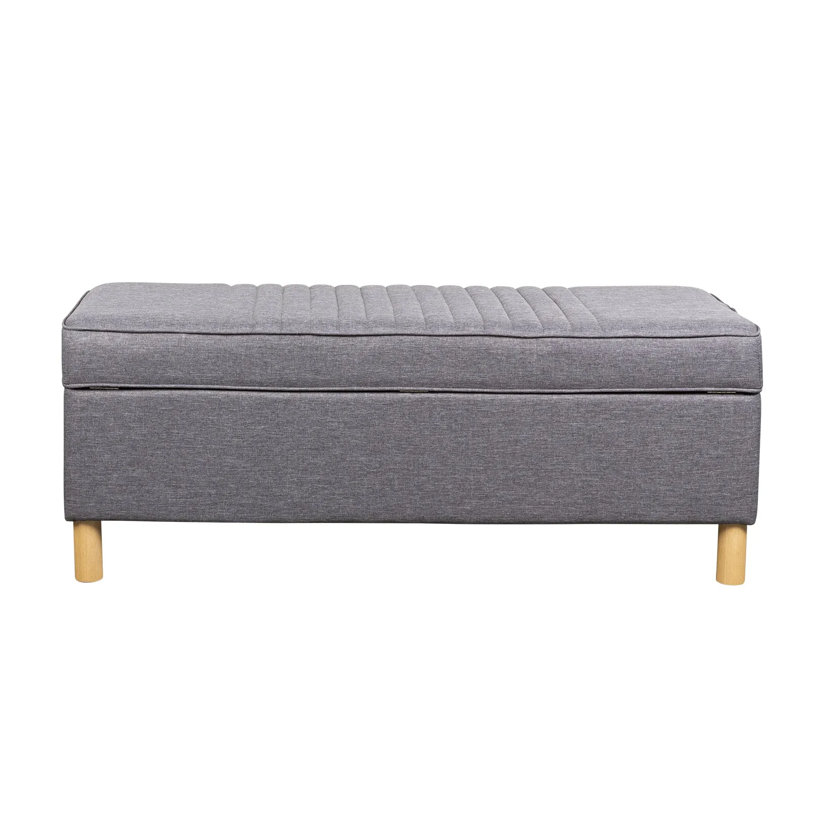 Storage Ottoman - Charcoal