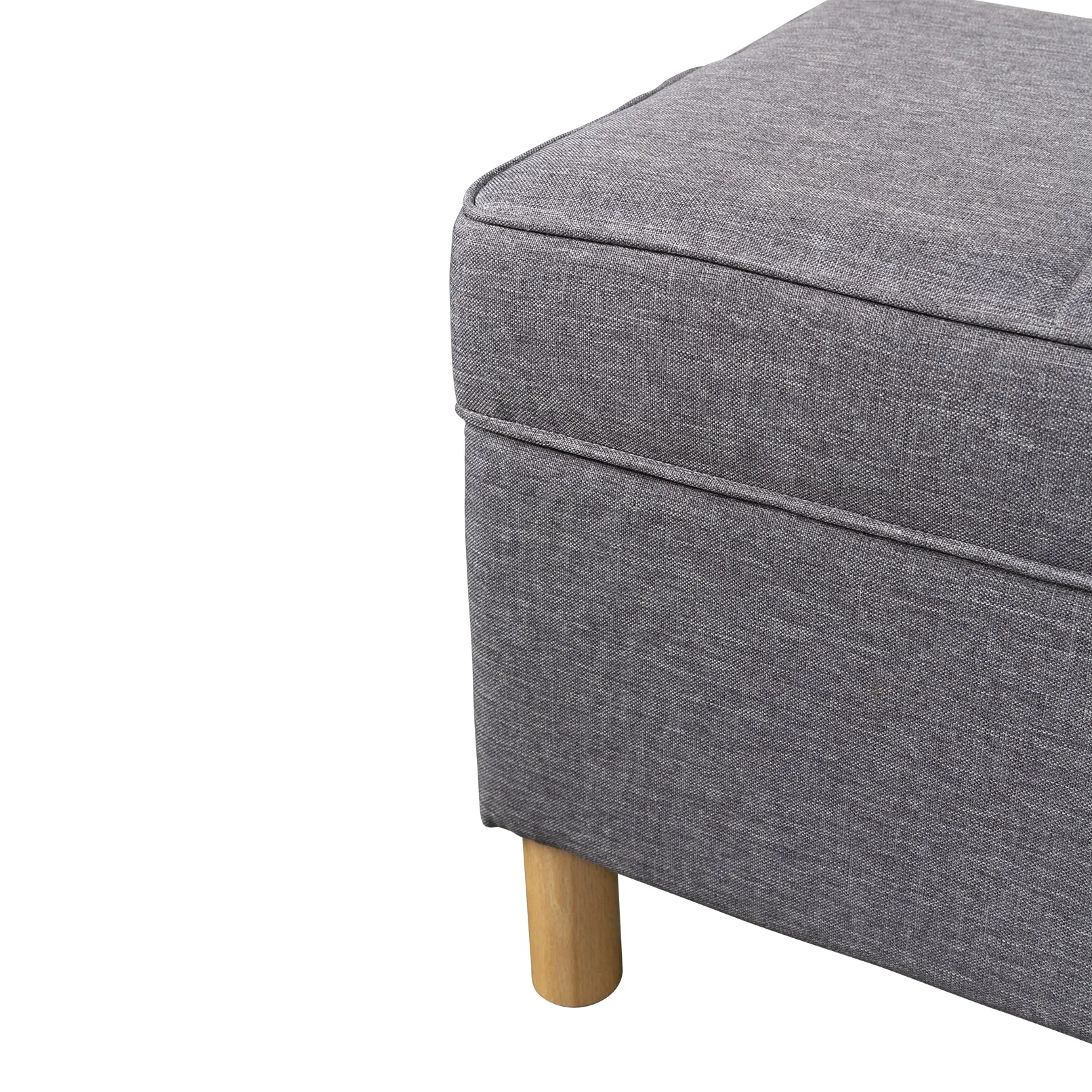 Storage Ottoman - Charcoal