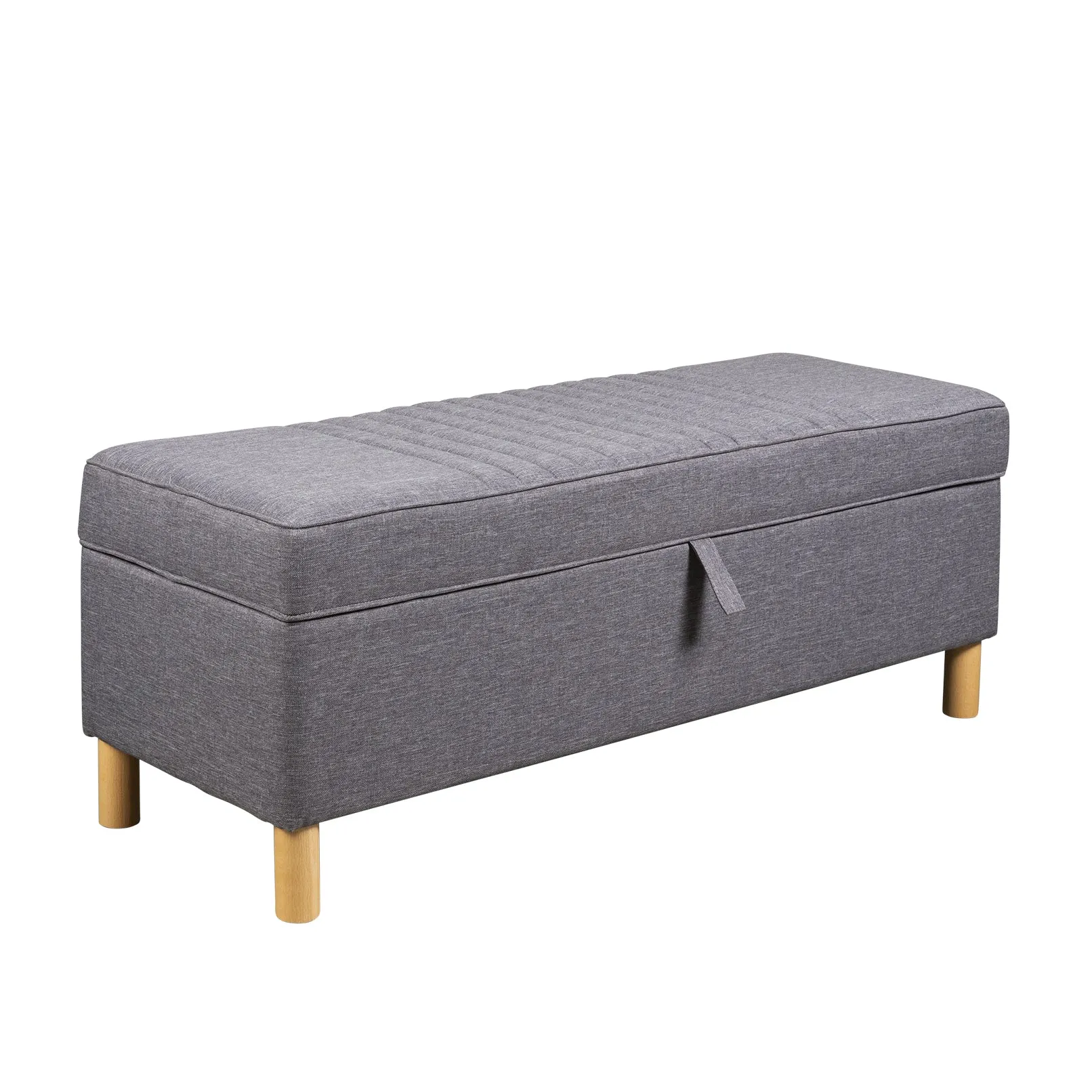 Storage Ottoman - Charcoal