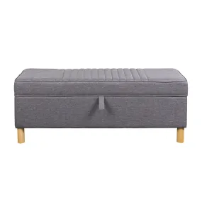 Storage Ottoman - Charcoal