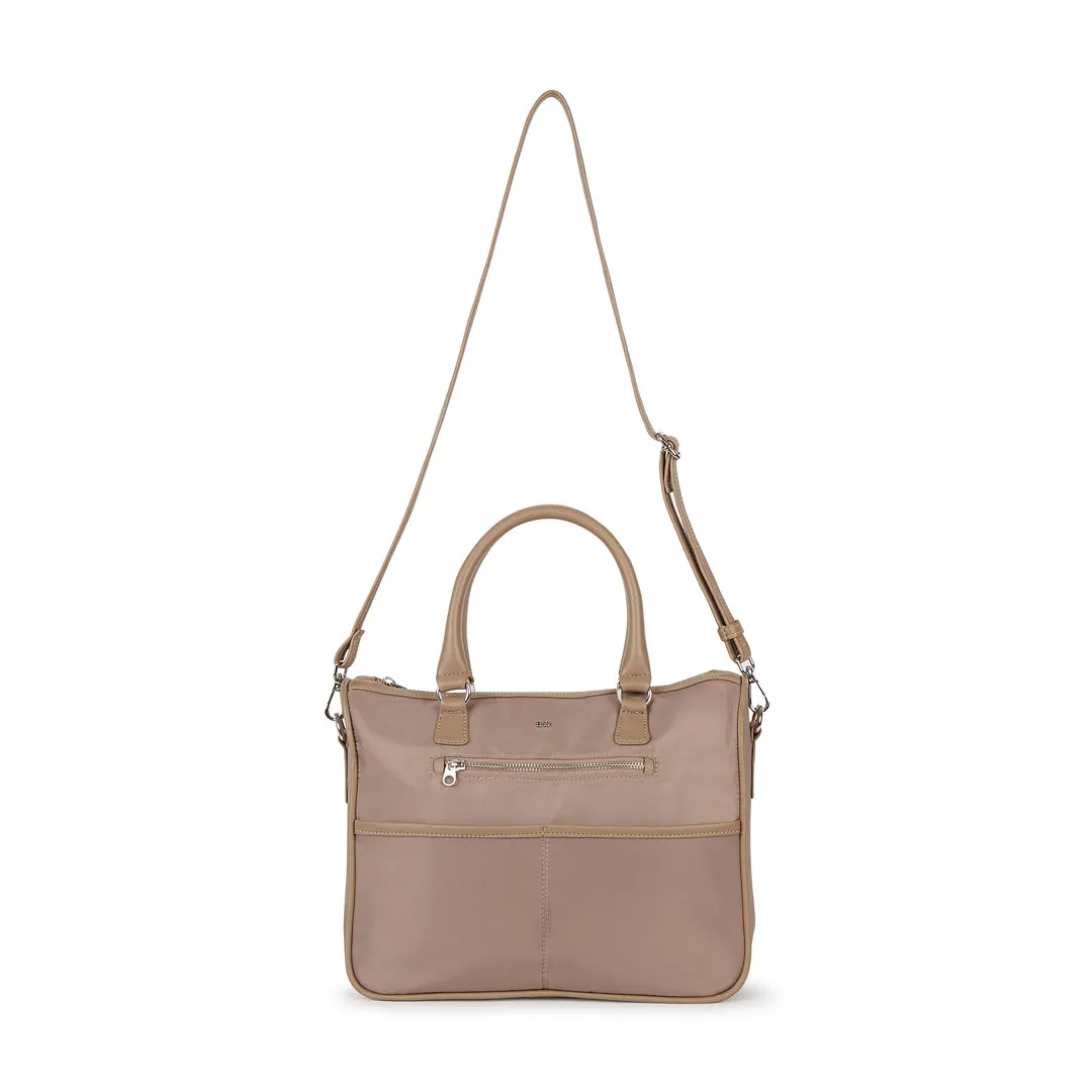 TOKYO SATEEN HAND AND SLING BAG BEIGE