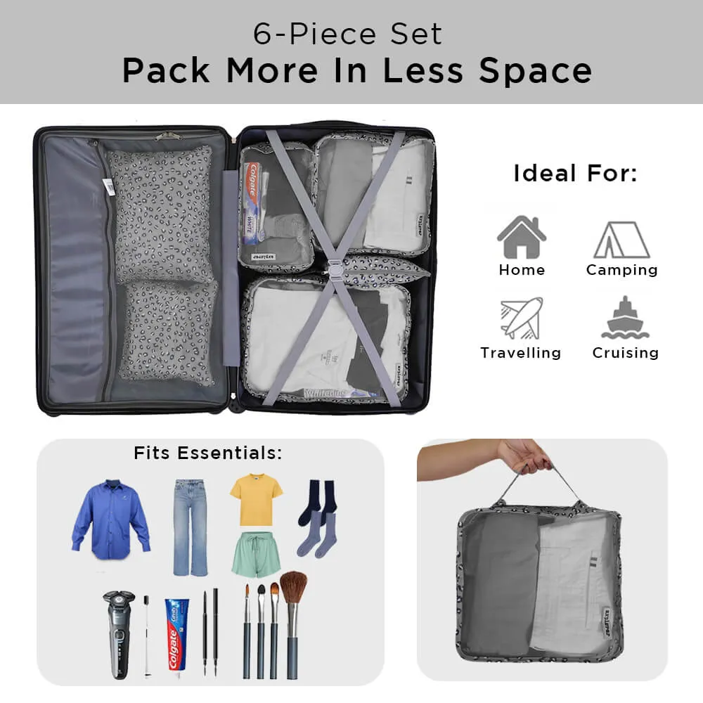 Travel Storage and Organiser Bags - 6 Pieces