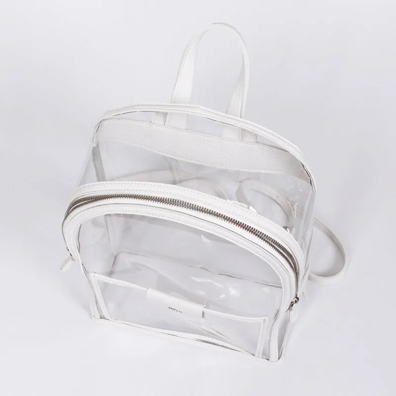 twinkle summer white clear backpack