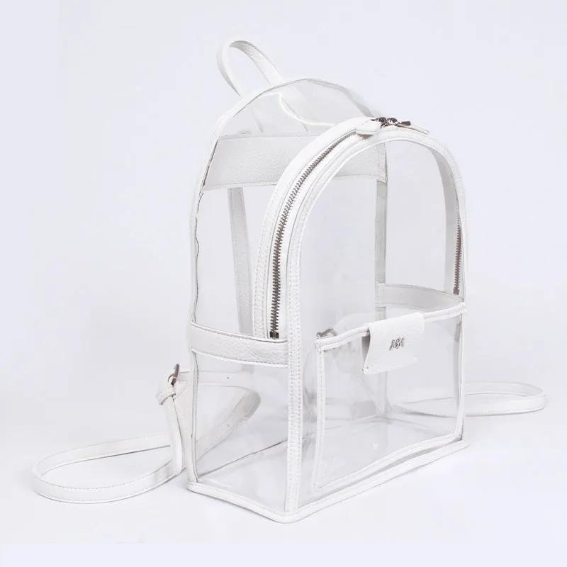 twinkle summer white clear backpack