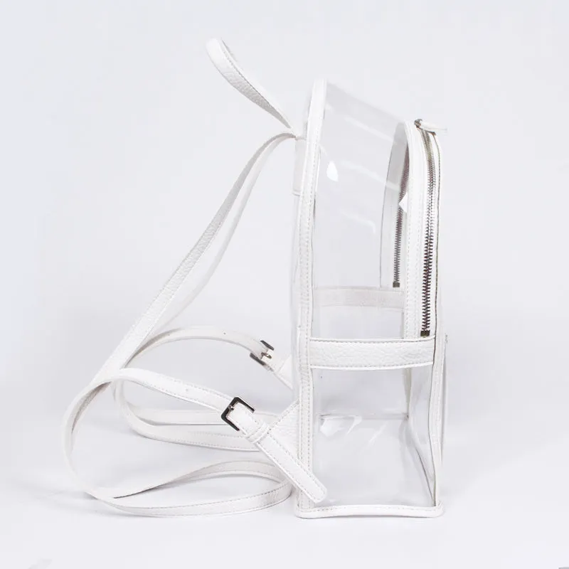 twinkle summer white clear backpack