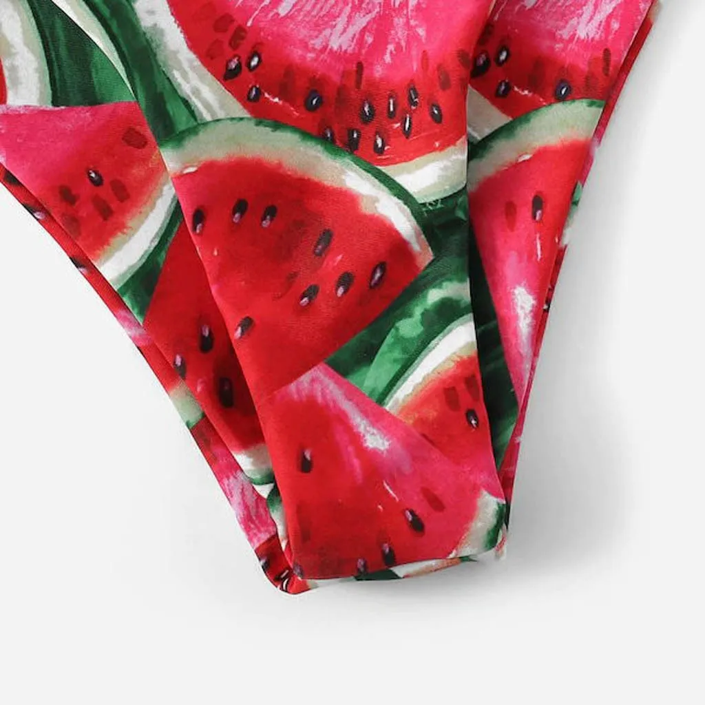 Watermelon Summer Crush Bandeau-Bikini