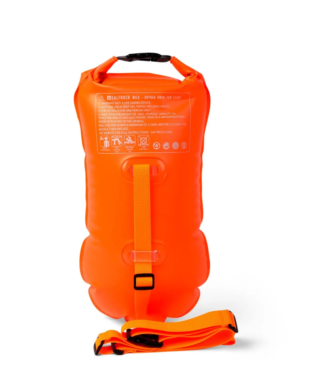 Wild - Drybag/Inflatable Swim Tow Float - Orange