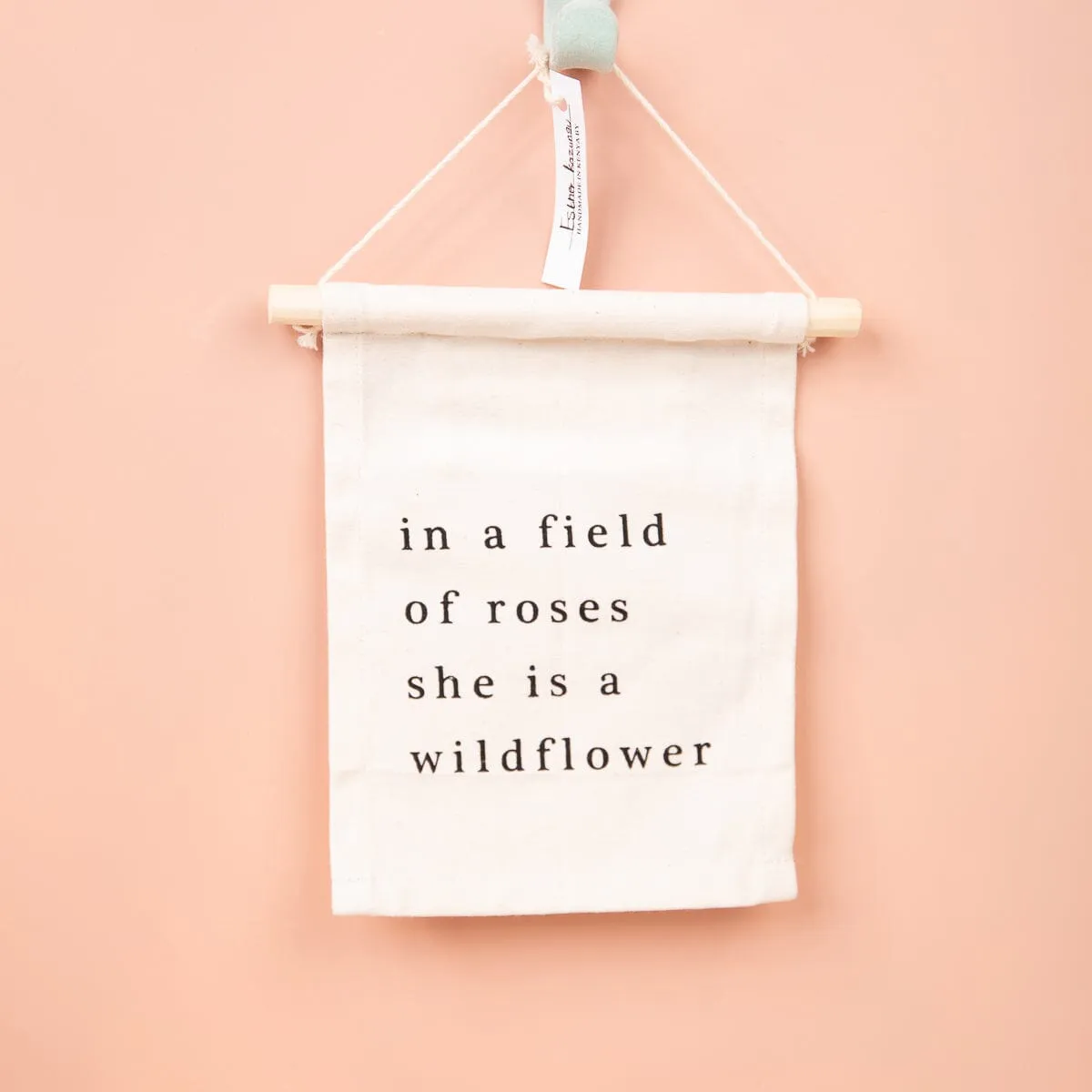 Wildflower Hanging Sign by Imani Collective